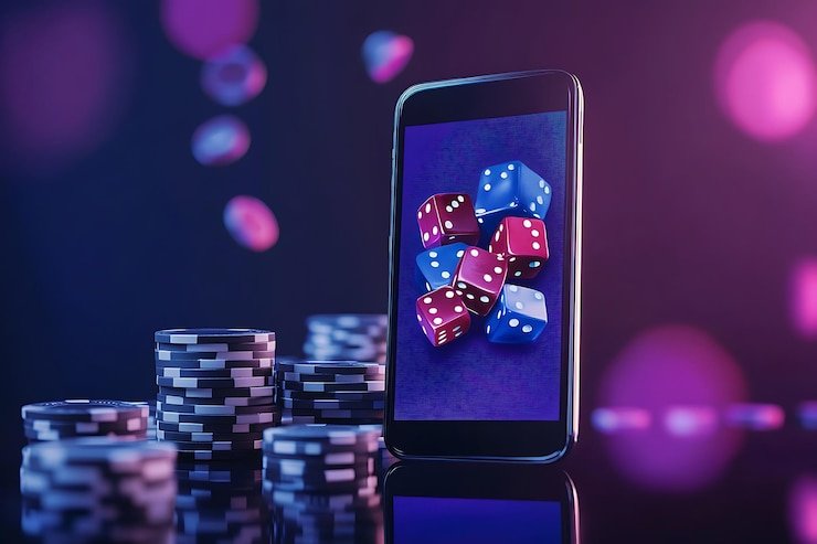 Live Hot Pot dealer table on janda4d apk showing community cards and player betting stations